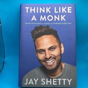 Think Like a Monk: Train Your Mind By Jay Shetty NEW Book hardcover​